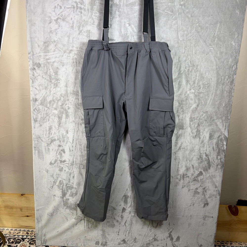 Otte Gear Alpine Trouser Gray Mens XL Tactical Cargo Hiking Pants Suspenders
